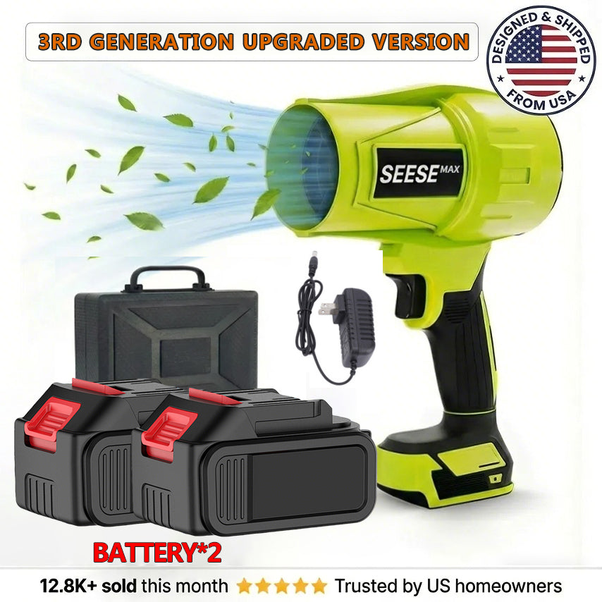 SEESE MAX™ Cordless Leaf BlowerPower Through Dirt, Dust & Leaves Instantly